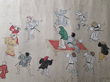 Load image into Gallery viewer, Jū ni-kagetsu Nenjū Gyōji Emakimono Eiichi chō (The Twelve Months of the Year Events Picture Scroll by Hanabusa Itchō), Circa 1680-1724. 12 Beautiful Paintings, Lavishly Decorated and Illuminated in the Style of a Nara Emaki. Over Six Meters Long