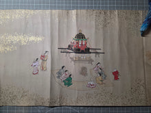 Load image into Gallery viewer, Jū ni-kagetsu Nenjū Gyōji Emakimono Eiichi chō (The Twelve Months of the Year Events Picture Scroll by Hanabusa Itchō), Circa 1680-1724. 12 Beautiful Paintings, Lavishly Decorated and Illuminated in the Style of a Nara Emaki. Over Six Meters Long