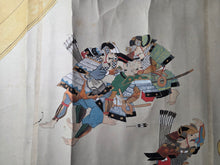 Load image into Gallery viewer, Go-Sannen Kassen Ekotoba (Scroll of the Latter Three Years' War), Circa 1800-1850. An Emakimono Picture Scroll of the Gosannen War, Containing the First Two Large Sections from Volume 1 of 3