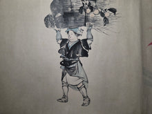 Load image into Gallery viewer, Shukajoshi-shugacho (Ms. Shoka’s Study Book), 1898. A Female Nanga Artist’s Collection of Work, with Dozens of Beautiful Ink Wash Paintings, with Some Color Examples. In Four Handscrolls