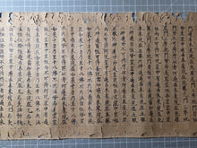Load image into Gallery viewer, Daihannyaharamita-kyo (The Great Prajñāpāramitā Sūtra Volume 495), Circa 1050-1185. A Rare Heian Period Manuscript in Scroll Format
