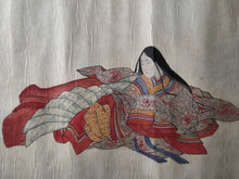 Load image into Gallery viewer, Kusozu Emakimono (The Nine Phases Picture Scroll, Circa 1800-1850. A Handscroll of Ten Paintings on The Nine Stages of Decay, Depicting the Process from when a Beautiful Woman Dies to when she Decays and Ends up in her Grave, Gruesomely Depicted