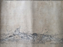 Load image into Gallery viewer, Kusozu Emakimono (The Nine Phases Picture Scroll, Circa 1800-1850. A Handscroll of Ten Paintings on The Nine Stages of Decay, Depicting the Process from when a Beautiful Woman Dies to when she Decays and Ends up in her Grave, Gruesomely Depicted