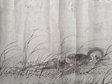 Load image into Gallery viewer, Kusozu Emakimono (The Nine Phases Picture Scroll, Circa 1800-1850. A Handscroll of Ten Paintings on The Nine Stages of Decay, Depicting the Process from when a Beautiful Woman Dies to when she Decays and Ends up in her Grave, Gruesomely Depicted