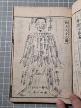 Load image into Gallery viewer, Kana Yomi Juushi Keichihou (Kana Readings of the Fourteen Classics), Circa 1800-1830. Volume Two of Two. Medical Insight on Ancient Acupuncture and Moxibustion, with Six Full-Page Woodblock Anatomy Diagrams