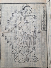 Load image into Gallery viewer, Kana Yomi Juushi Keichihou (Kana Readings of the Fourteen Classics), Circa 1800-1830. Volume Two of Two. Medical Insight on Ancient Acupuncture and Moxibustion, with Six Full-Page Woodblock Anatomy Diagrams