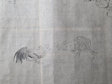 Load image into Gallery viewer, A Cockfighting Scroll, Circa 1837-1853. Numerous Ink Drawings and Scenes of Commonfolk and Nobles Engaging in Cockfighting Matches, with Scenes of Rooster Battles, Capture, and More