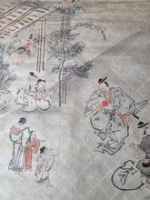 Load image into Gallery viewer, Jū ni-kagetsu fūzoku Emakimono (The Twelve Months of the Year Events Picture Scroll), Circa 1837-1853. Twelve Long Paintings of Festival Scenes and Practices, Including Cockfighting. Over Five Meters
