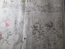 Load image into Gallery viewer, Ban Dainagon Emaki (Ban Dainagon Picture Scroll), Circa 1837-1853. An Extremely Rare Emakimono Handscroll on the Ōtemmon Conspiracy, with Partially Painted Compositions, and Rare Yokai Depictions. Countless Figures, over 10 Meters. Second Scroll of Three