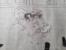 Load image into Gallery viewer, Ban Dainagon Emaki (Ban Dainagon Picture Scroll), Circa 1837-1853. An Extremely Rare Emakimono Handscroll on the Ōtemmon Conspiracy, with Partially Painted Compositions, and Rare Yokai Depictions. Countless Figures, over 10 Meters. Second Scroll of Three