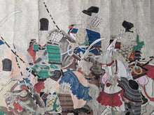 Load image into Gallery viewer, Ban Dainagon Emaki (Ban Dainagon Picture Scroll), Circa 1837-1853. An Extremely Rare Emakimono Handscroll on the Ōtemmon Conspiracy, with Partially Painted Compositions, and Rare Yokai Depictions. Countless Figures, over 10 Meters. Second Scroll of Three