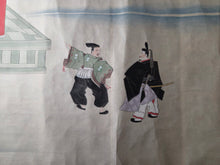 Load image into Gallery viewer, Haseo Soshi Emaki (The Haseo Soshi Picture Scroll), Circa 1700-1750. A Beautifully Painted Tale of the Heian Court Challenged by the Demonic Oni of Suzakumon Gate, with Five Gargantuan Scenes. 11 Meters Long, in the Style of a Nara Emaki