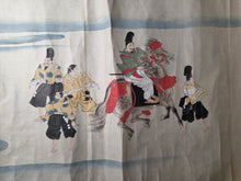 Load image into Gallery viewer, Haseo Soshi Emaki (The Haseo Soshi Picture Scroll), Circa 1700-1750. A Beautifully Painted Tale of the Heian Court Challenged by the Demonic Oni of Suzakumon Gate, with Five Gargantuan Scenes. 11 Meters Long, in the Style of a Nara Emaki