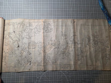 Load image into Gallery viewer, Ōeyama Emaki (Oeyama Picture Scroll), Dated 1634. A Celebratory Parade Scene of the Victorious Minamoto no Raikō Returning with the Oni King’s Head. Numerous Ink Drawings