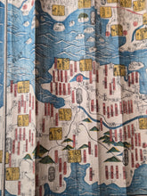 Load image into Gallery viewer, Dai Nihon Kairiku Dōchū Zue (A Map of the Great Japan Sea Roads), Circa 1800-1850. A Late Edo Period Woodblock Illustrated Map of Japan, Encompassing Part of Ezo to a Part of Ryūkyū