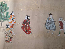 Load image into Gallery viewer, Jū ni-kagetsu fūzoku Emakimono (The Twelve Months of the Year Events Picture Scroll), Circa 1650-1750. Twelve Large Scenes of Festivals and Events, Sumptuously Decorated and Illuminated in the Style of a Nara Emaki. Over Eight Meters Long