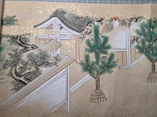 Load image into Gallery viewer, Jū ni-kagetsu fūzoku Emakimono (The Twelve Months of the Year Events Picture Scroll), Circa 1650-1750. Twelve Large Scenes of Festivals and Events, Sumptuously Decorated and Illuminated in the Style of a Nara Emaki. Over Eight Meters Long