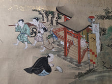 Load image into Gallery viewer, Jū ni-kagetsu fūzoku Emakimono (The Twelve Months of the Year Events Picture Scroll), Circa 1650-1750. Twelve Large Scenes of Festivals and Events, Sumptuously Decorated and Illuminated in the Style of a Nara Emaki. Over Eight Meters Long