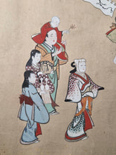 Load image into Gallery viewer, Jū ni-kagetsu fūzoku Emakimono (The Twelve Months of the Year Events Picture Scroll), Circa 1650-1750. Twelve Large Scenes of Festivals and Events, Sumptuously Decorated and Illuminated in the Style of a Nara Emaki. Over Eight Meters Long