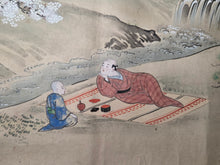 Load image into Gallery viewer, Jū ni-kagetsu fūzoku Emakimono (The Twelve Months of the Year Events Picture Scroll), Circa 1650-1750. Twelve Large Scenes of Festivals and Events, Sumptuously Decorated and Illuminated in the Style of a Nara Emaki. Over Eight Meters Long