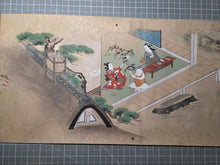 Load image into Gallery viewer, Jū ni-kagetsu fūzoku Emakimono (The Twelve Months of the Year Events Picture Scroll), Circa 1650-1750. Twelve Large Scenes of Festivals and Events, Sumptuously Decorated and Illuminated in the Style of a Nara Emaki. Over Eight Meters Long