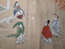 Load image into Gallery viewer, Jū ni-kagetsu fūzoku Emakimono (The Twelve Months of the Year Events Picture Scroll), Circa 1650-1750. Twelve Large Scenes of Festivals and Events, Sumptuously Decorated and Illuminated in the Style of a Nara Emaki. Over Eight Meters Long