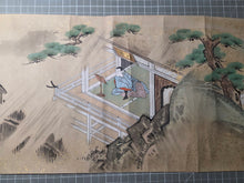 Load image into Gallery viewer, Jū ni-kagetsu fūzoku Emakimono (The Twelve Months of the Year Events Picture Scroll), Circa 1650-1750. Twelve Large Scenes of Festivals and Events, Sumptuously Decorated and Illuminated in the Style of a Nara Emaki. Over Eight Meters Long