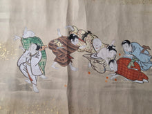Load image into Gallery viewer, Jū ni-kagetsu fūzoku Emakimono (The Twelve Months of the Year Events Picture Scroll), Circa 1650-1750. Twelve Large Scenes of Festivals and Events, Sumptuously Decorated and Illuminated in the Style of a Nara Emaki. Over Eight Meters Long