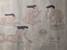 Load image into Gallery viewer, Hōhi-gassen and Yō-Mono Dansei-ki Kurabe Emaki (Farting Battle and Phallic Contest Picture Scrolls), Circa 1700-1750. Over Ten Meters of Farting Nobles and Dick Measuring Paintings. What A Strange Title Indeed