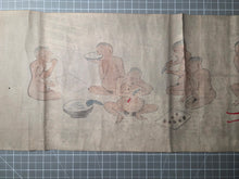 Load image into Gallery viewer, Hōhi-gassen and Yō-Mono Dansei-ki Kurabe Emaki (Farting Battle and Phallic Contest Picture Scrolls), Circa 1700-1750. Over Ten Meters of Farting Nobles and Dick Measuring Paintings. What A Strange Title Indeed