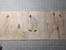 Load image into Gallery viewer, Hōhi-gassen and Yō-Mono Dansei-ki Kurabe Emaki (Farting Battle and Phallic Contest Picture Scrolls), Circa 1700-1750. Over Ten Meters of Farting Nobles and Dick Measuring Paintings. What A Strange Title Indeed