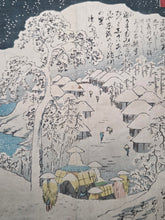 Load image into Gallery viewer, Gojusan Tsugi Meisho Zue (Pictures of Famous Places of the Fifty-Three Stations), Circa 1855. A Rare, Complete Album of the Vertical Tokaido, with all Fifty-Five Beautiful Woodblock Ukiyo-E Prints