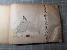 Load image into Gallery viewer, Satake-bon Sanjurokkasen (The Satake-bon Illustrated Thirty-Six Immortal Poets), Circa 1750-1850. An Extraordinarily Rare and Beautifully Painted Manuscript Copy after the Original Kamakura Scroll, with Thirty-Six Paintings