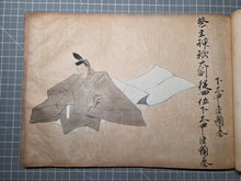 Load image into Gallery viewer, Satake-bon Sanjurokkasen (The Satake-bon Illustrated Thirty-Six Immortal Poets), Circa 1750-1850. An Extraordinarily Rare and Beautifully Painted Manuscript Copy after the Original Kamakura Scroll, with Thirty-Six Paintings
