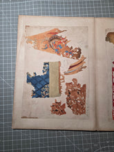Load image into Gallery viewer, Shameihincho (Sketchbook of Cultural Properties), Circa 1900-1950. A Curious Manuscript with Drawings and Paintings of Artifacts once Shown at an Exhibit, Including an illuminated Icilio Federico Joni Binding
