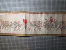 Load image into Gallery viewer, Momotaro and Oni in Procession with Treasures, Circa 1850-1868. An Emakimono Handscroll Depicting a Triumphant Peach Boy, Copied after Hokusai’s Example