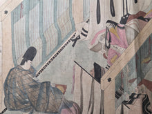 Load image into Gallery viewer, Inishie Genji Monogatari Tosa Ie E Ehon Xiě (The Old Tale of Genji, Tosa Family Illustrated Copy), Circa 1800-1850. A Beautiful Manuscript Copying the Famed 12th Century Scroll, With Four Skillfully Reproduced Paintings