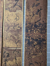Load image into Gallery viewer, A Selection of Six Tanzaku Strips by Various Calligraphers, Circa 1500-1650. Illuminated Manuscripts on Paper