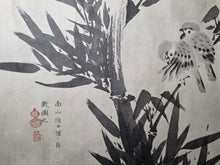 Load image into Gallery viewer, Makimono Kachō-zu (Scroll Painting of Flowers and Birds), 1914. A Beautiful, Craft Printed Handscroll of Numerous Ink Wash Paintings, being High Quality Copies after Two Major Artists