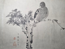 Load image into Gallery viewer, Makimono Kachō-zu (Scroll Painting of Flowers and Birds), 1914. A Beautiful, Craft Printed Handscroll of Numerous Ink Wash Paintings, being High Quality Copies after Two Major Artists