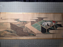 Load image into Gallery viewer, Ise Monogatari Gajō (Tales of Ise Picture Album), Circa 1650-1700. An Emakimono Handscroll of this Classical Tale in the Style of a Nara Emaki, with Ten Large and Sumptuously Illustrated Yamato-E Paintings