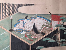 Load image into Gallery viewer, Ise Monogatari Gajō (Tales of Ise Picture Album), Circa 1650-1700. An Emakimono Handscroll of this Classical Tale in the Style of a Nara Emaki, with Ten Large and Sumptuously Illustrated Yamato-E Paintings