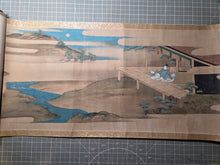 Load image into Gallery viewer, Ise Monogatari Gajō (Tales of Ise Picture Album), Circa 1650-1700. An Emakimono Handscroll of this Classical Tale in the Style of a Nara Emaki, with Ten Large and Sumptuously Illustrated Yamato-E Paintings