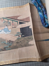Load image into Gallery viewer, Ise Monogatari Gajō (Tales of Ise Picture Album), Circa 1650-1700. An Emakimono Handscroll of this Classical Tale in the Style of a Nara Emaki, with Ten Large and Sumptuously Illustrated Yamato-E Paintings