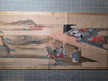 Load image into Gallery viewer, Ise Monogatari Gajō (Tales of Ise Picture Album), Circa 1650-1700. An Emakimono Handscroll of this Classical Tale in the Style of a Nara Emaki, with Ten Large and Sumptuously Illustrated Yamato-E Paintings