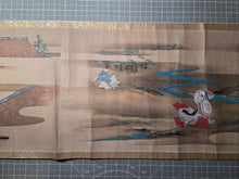 Load image into Gallery viewer, Ise Monogatari Gajō (Tales of Ise Picture Album), Circa 1650-1700. An Emakimono Handscroll of this Classical Tale in the Style of a Nara Emaki, with Ten Large and Sumptuously Illustrated Yamato-E Paintings