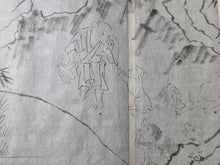Load image into Gallery viewer, Tosa kō Shū Juni-rui Kassen Emaki (Tosa Hirochika’s Picture Scrolls of the Twelve Zodiac Animals Battle), 1852. Emakimono Set of Two Scrolls Depicting an Illustrated Beast Fable, of the Twelve Zodiac Animals against the Beast Army