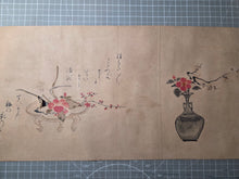 Load image into Gallery viewer, Jū ni-kagetsu Fūzoku Emakimono (Twelve Months of Customs Picture Scroll), Circa 1665-1690. Over 50 Beautiful Paintings from the Kano School, and Poetry Throughout, In Two Scrolls