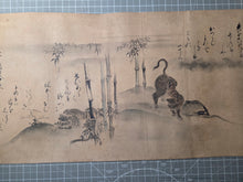 Load image into Gallery viewer, Jū ni-kagetsu Fūzoku Emakimono (Twelve Months of Customs Picture Scroll), Circa 1665-1690. Over 50 Beautiful Paintings from the Kano School, and Poetry Throughout, In Two Scrolls