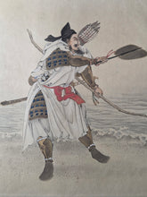 Load image into Gallery viewer, Rekidai Ten'nō Rekishi Gajō (Historical Picture Book of Emperors), 1870-1900. A Monumental, Sumptuously Produced Album with 78 Paintings of Japan’s Emperors, in Great Detail